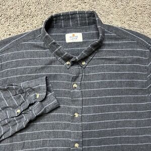 Marine Layer Button Down Striped Long Sleeve Shirt Size Medium
